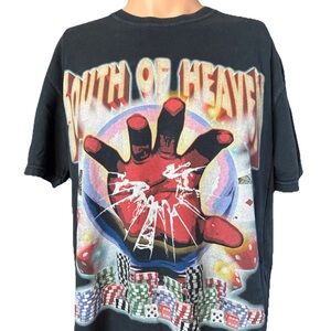 South Of Heaven Las Vegas Poker Chips & Dice Styled Shirt BIG LOGO Hand Size L